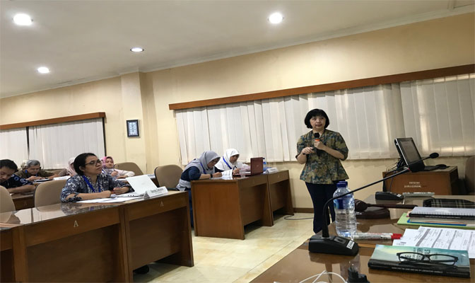 Drh Imelda L Winoto sebagai Narasumber Pelatihan etik di Badan Nuklir Nasional (BATAN)