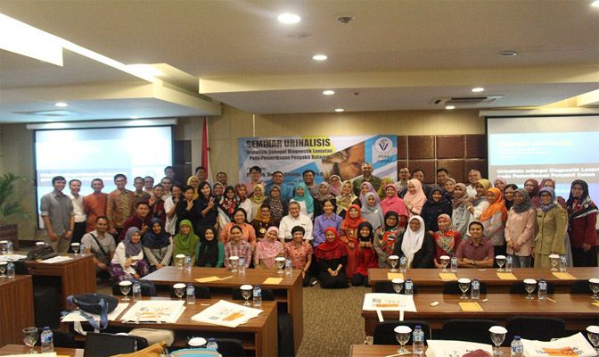 Prof Dr drh Dondin Sajuthi, MST, PhD Menjadi Narasumber Seminar Urinalysis di Unpad Bandung