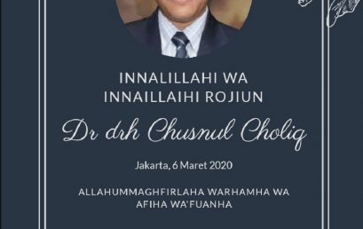 Turut Berduka Cita Atas Meninggalnya  Dr drh Chusnul Choliq