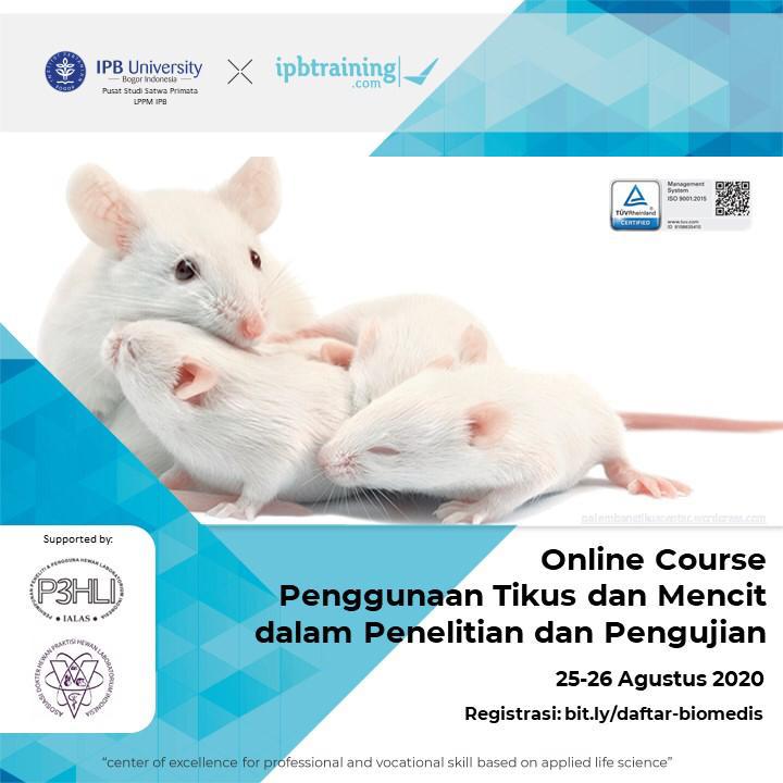 Online Course Penggunann Tikus dan Mencit dalam Penelitian dan Pengujian