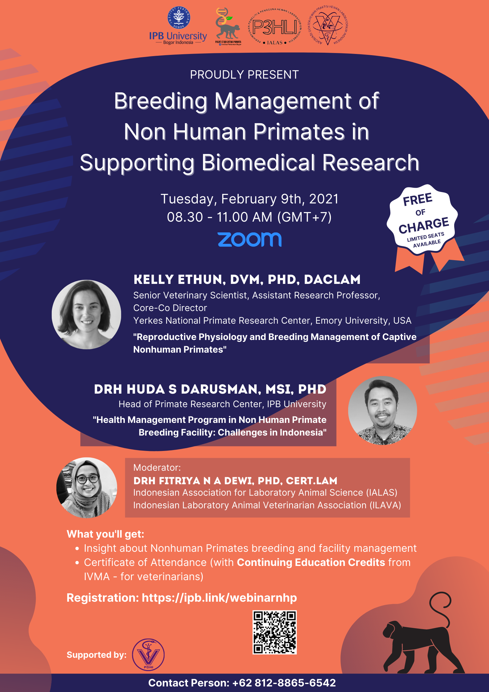 Breeding Management of Non Human Primates in Supporting Biomedical Research Webinar