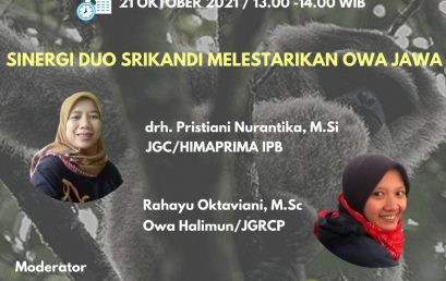 HIMAPRIMA Live Talk: Primate Sharing Session #3 dalam Rangka Memperingati Hari Owa Sedunia