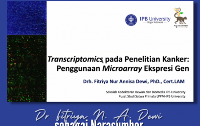 Dr Fitriya N. A. Dewi sebagai Narasumber Bioinformatics Webinar Series ke-14