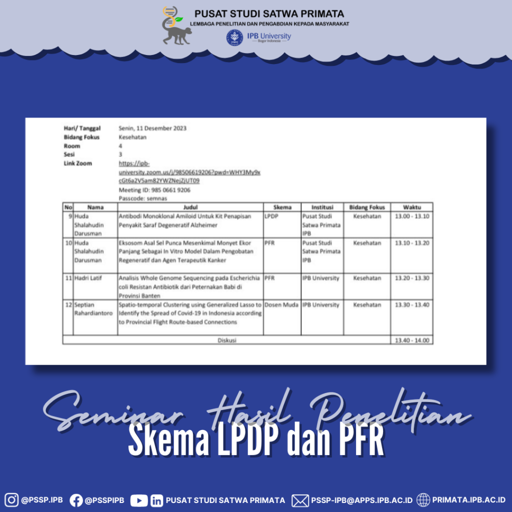 Seminar Hasil Penelitian Skema LPDP dan PFR
