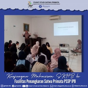 Kunjungan Mahasiswa SKHB ke Fasilitas Penangkaran Satwa Primata PSSP IPB