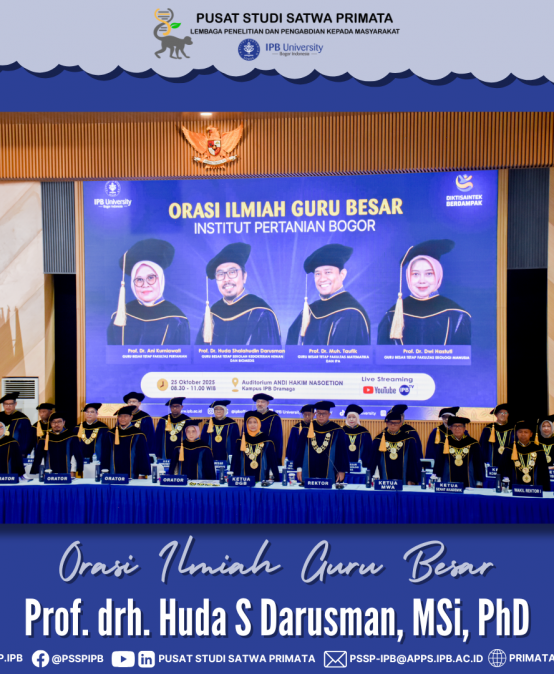 Prof. Drh. Huda Shalahuddin Darusman, MSi, PhD Sampaikan Orasi Ilmiah Guru Besar: “Farmakologi Kedokteran Komparatif”