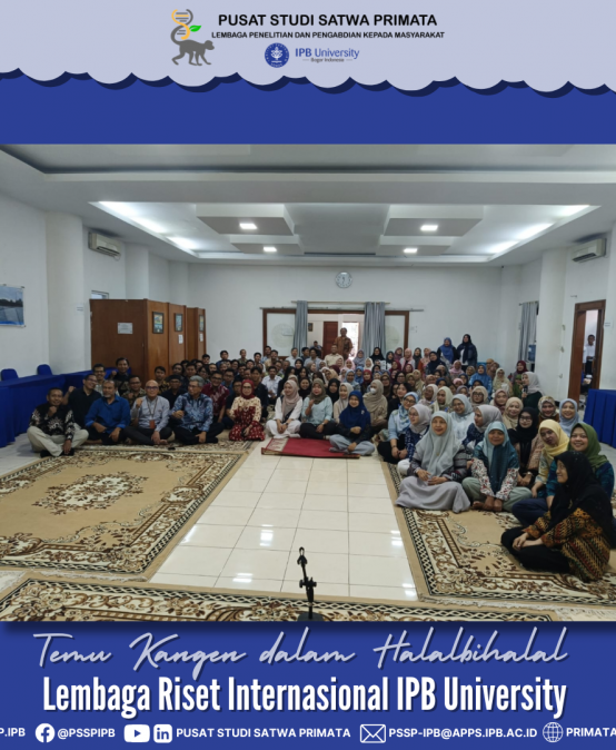 Temu Kangen dalam Halalbihalal Lembaga Riset Internasional IPB University